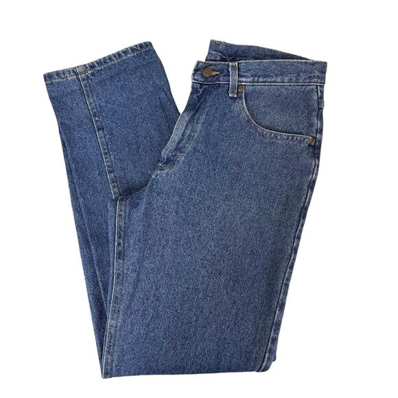 Lee Riders Jeans Unisex 31 x 32 Vintage Cotton Denim High Waist Straight Leg - Picture 13 of 14